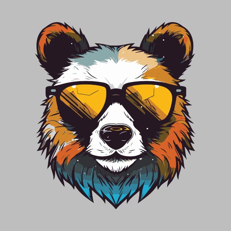 Panda Kopf Cool