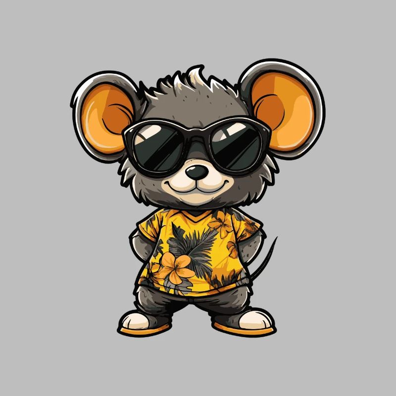 Mouse Comic Cool Summer