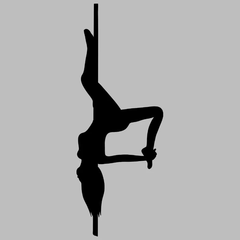 Pole Dance Figure Black