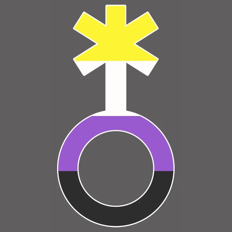 Nonbinary Gender Neutral Symbol Nonbinary