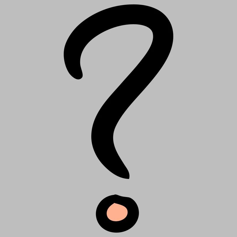 Question Mark Symbol, Punctuation Vector Drawing