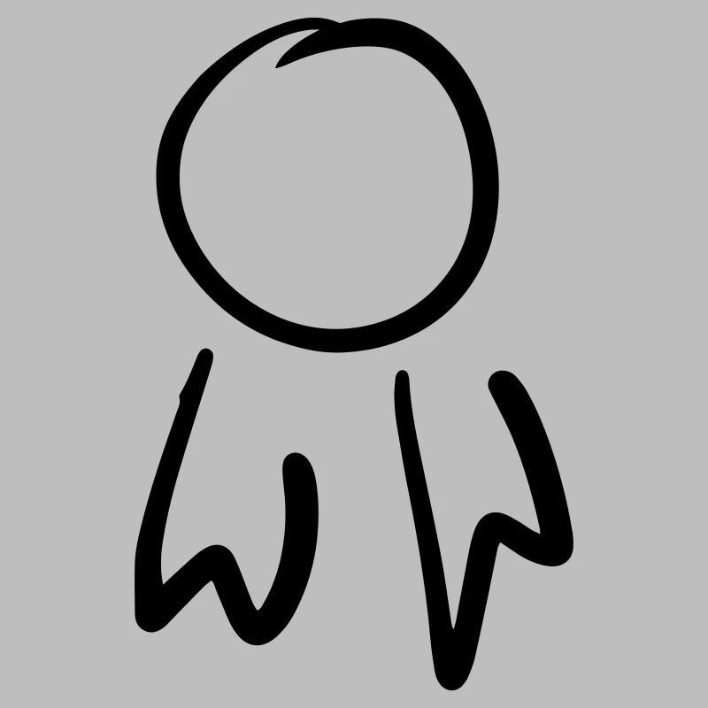 Badge carré / Modèle de commande. Griffonner.