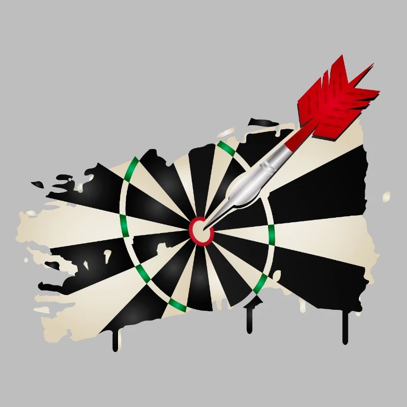 Jeu de fléchettes de style graffiti avec hit