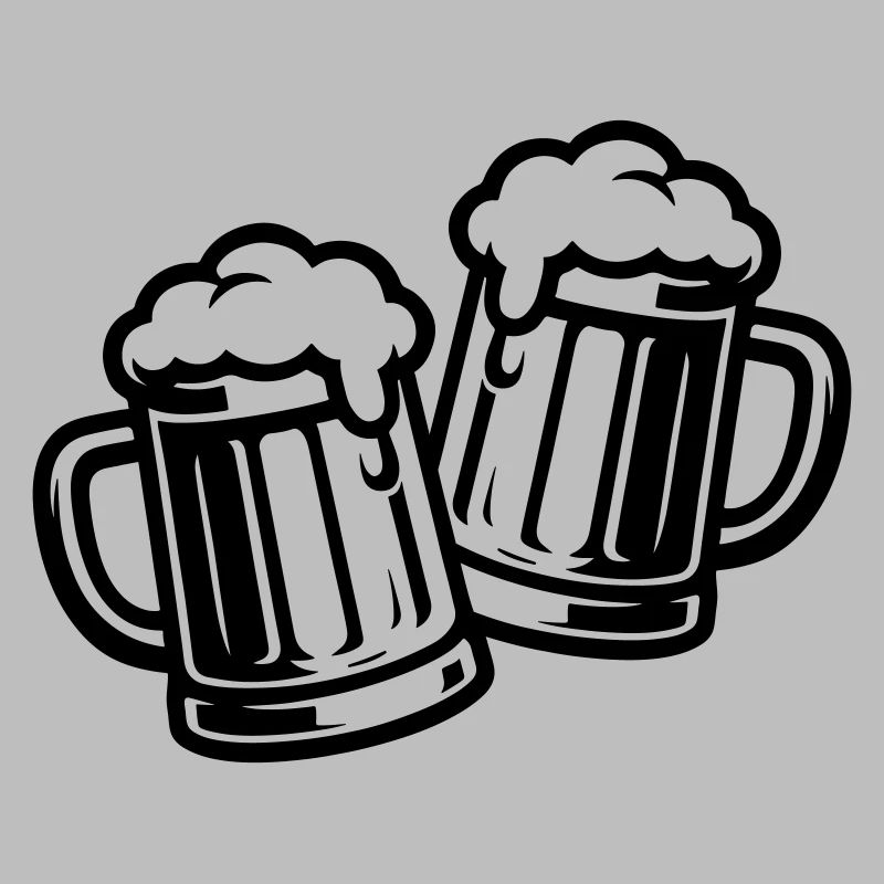 Beer toasting beer mug drinking