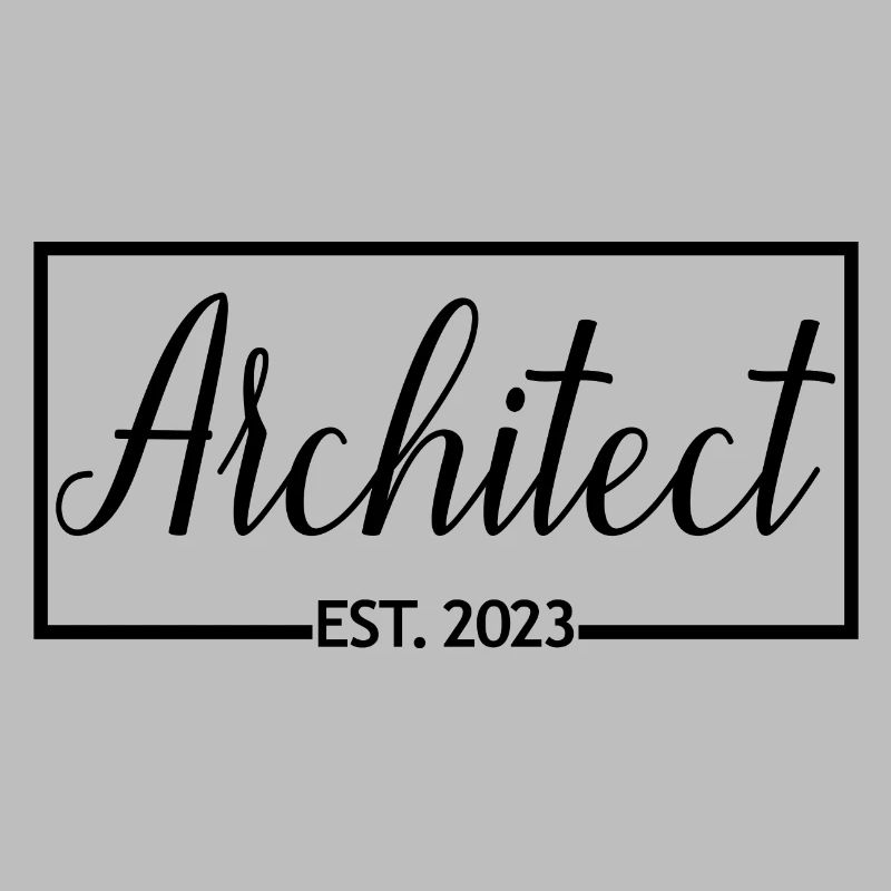 Architecte Est. 2023 Étudiant Architecte Diplômé