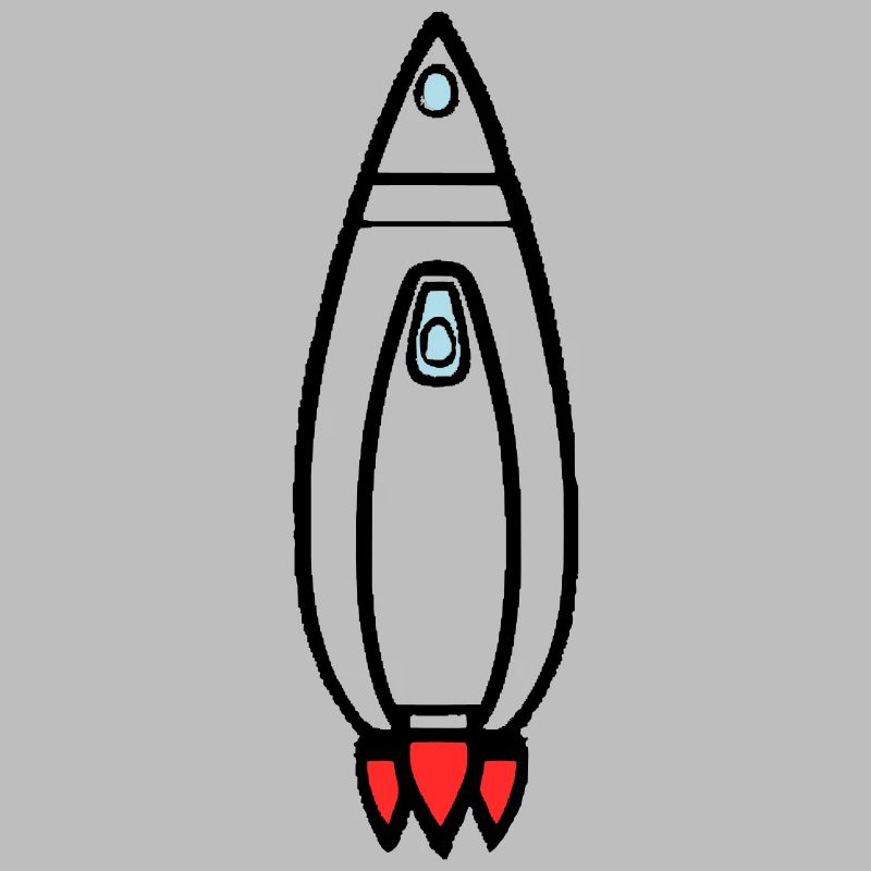 Vecteur de vol spatial spatial de fusée spatiale