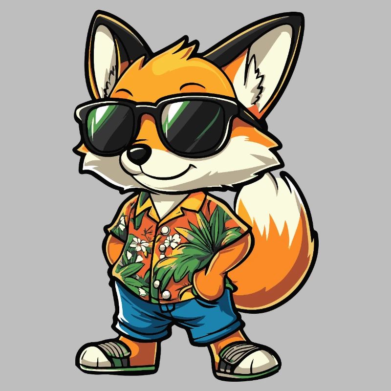 Fuchs Comic Cool Sommer