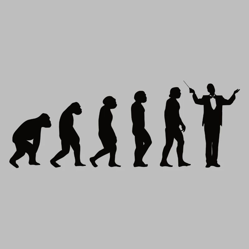 Dirigenten Evolution Musik Musiker Band Dirigent
