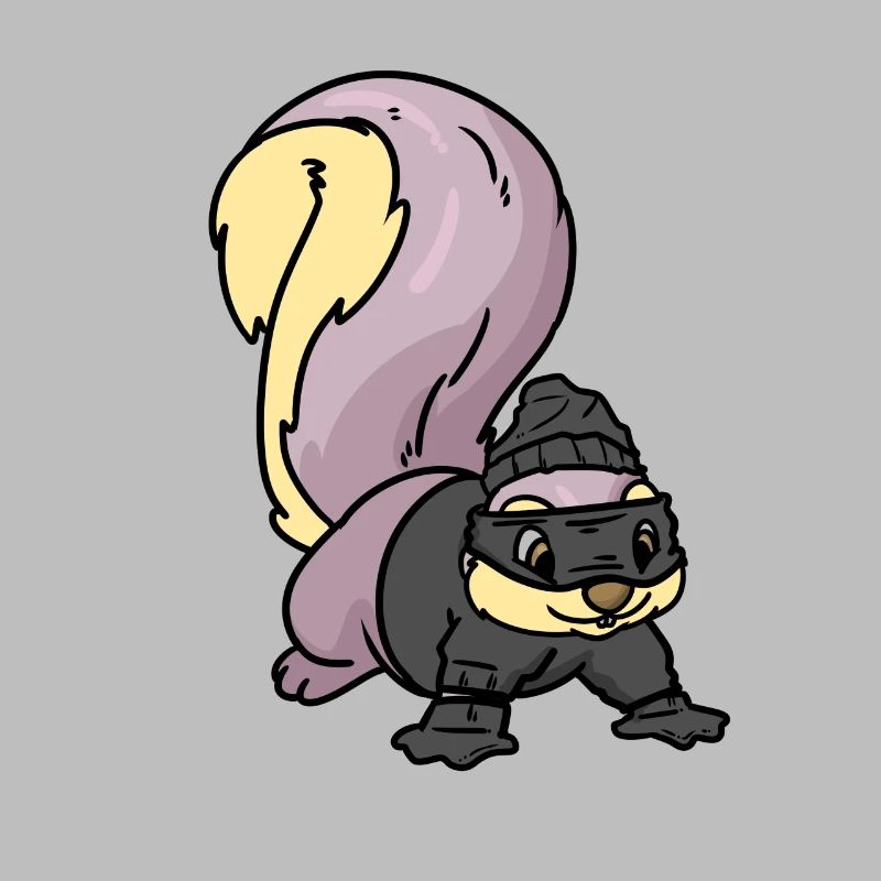 Squirrel robber , hörnchen