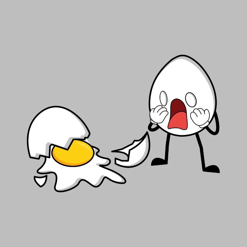 One Egg Down Egg Broken