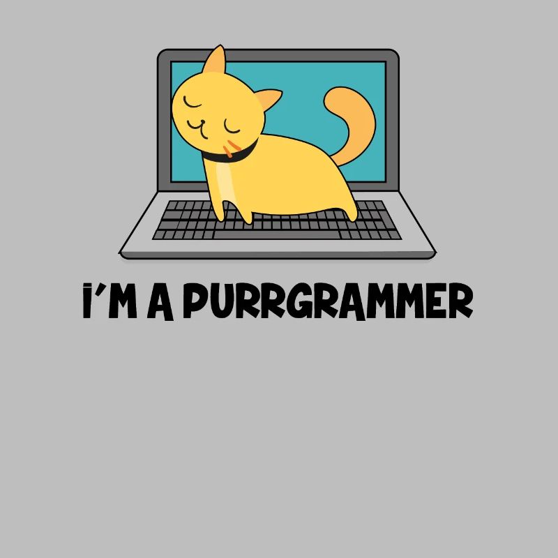 Katze Programmierer Fell Computer Nerd Geschenk