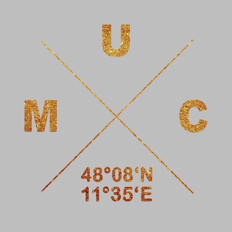 Munich MUC coordinates gift home Bavaria