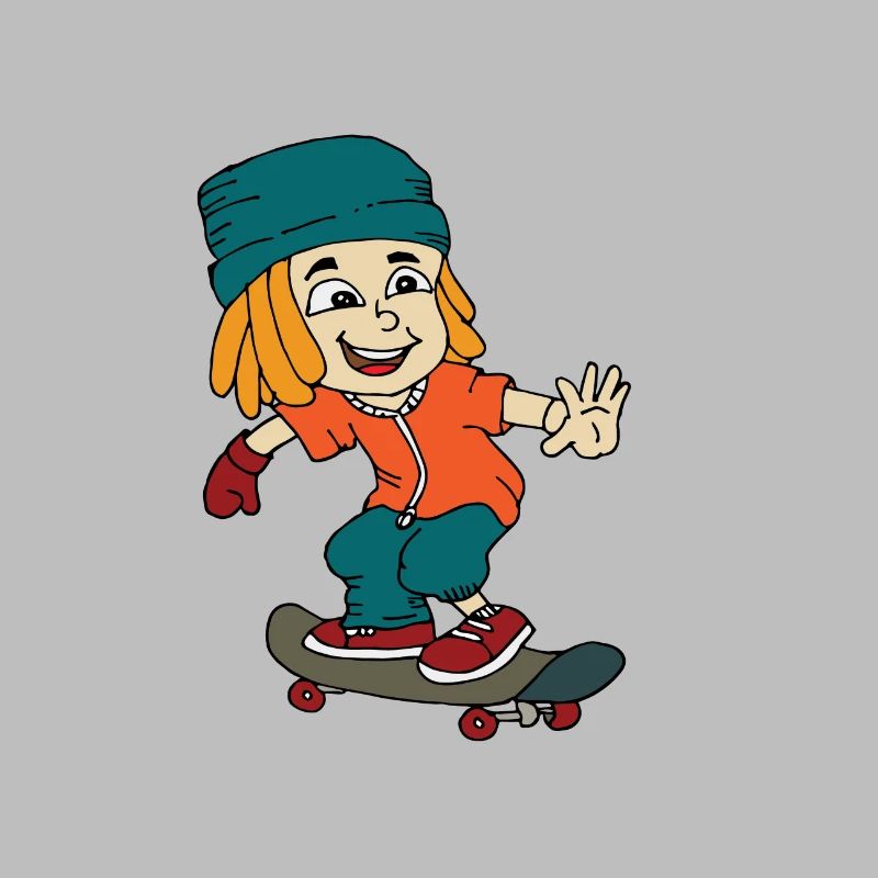 Skateboad kid