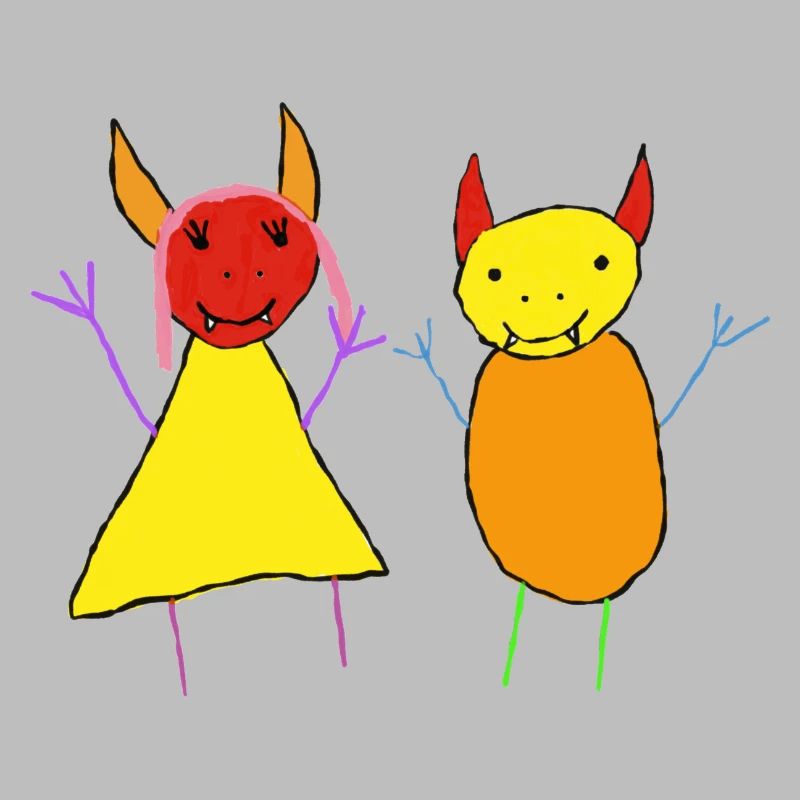 Devil Couple - Devil Bunt - Monster