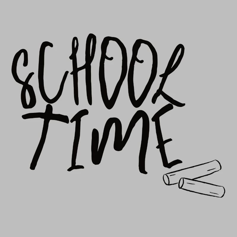 School Time – Minimal Schulstart Design