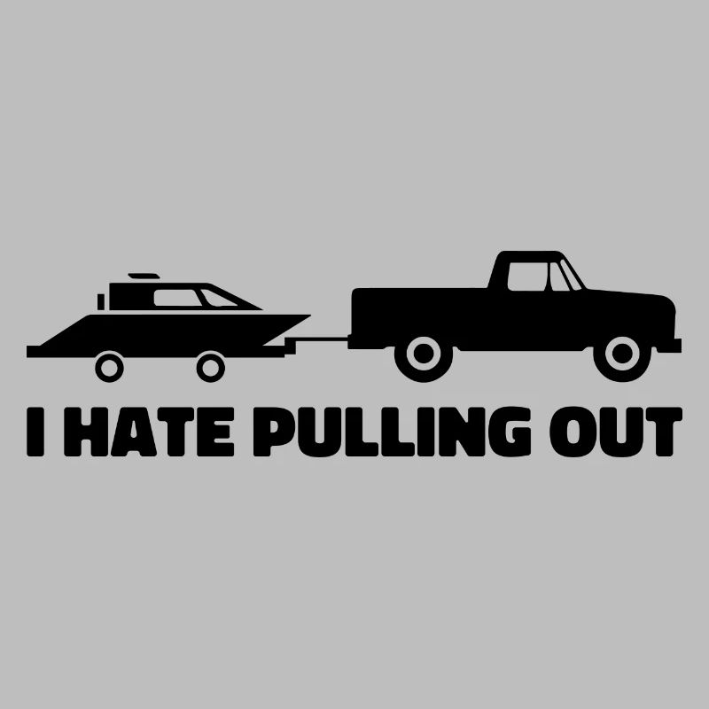 I Hate Pulling Out Retro Boating Boat Captain
