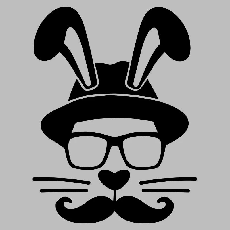 Hipster Easter Happy Easter Rabbit Rabbit