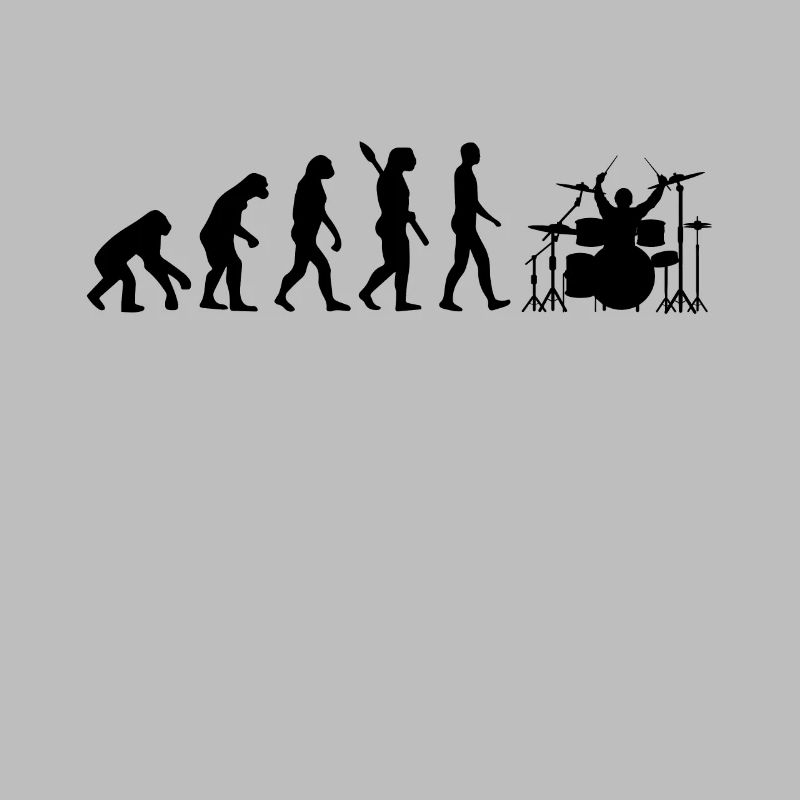 Drummer Drums Evolution Drummer Gift