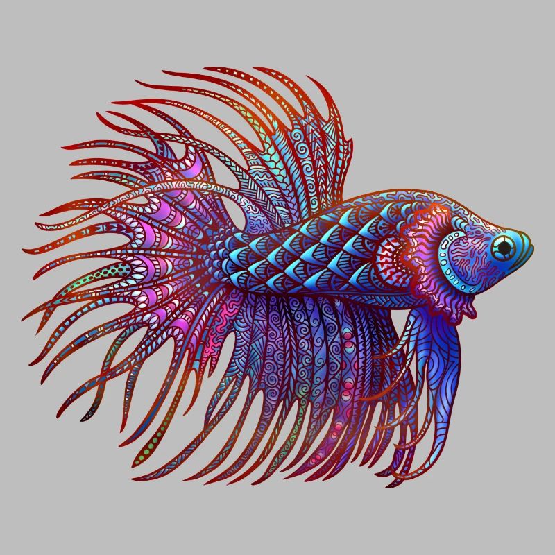 Couleur Betta Zentangle