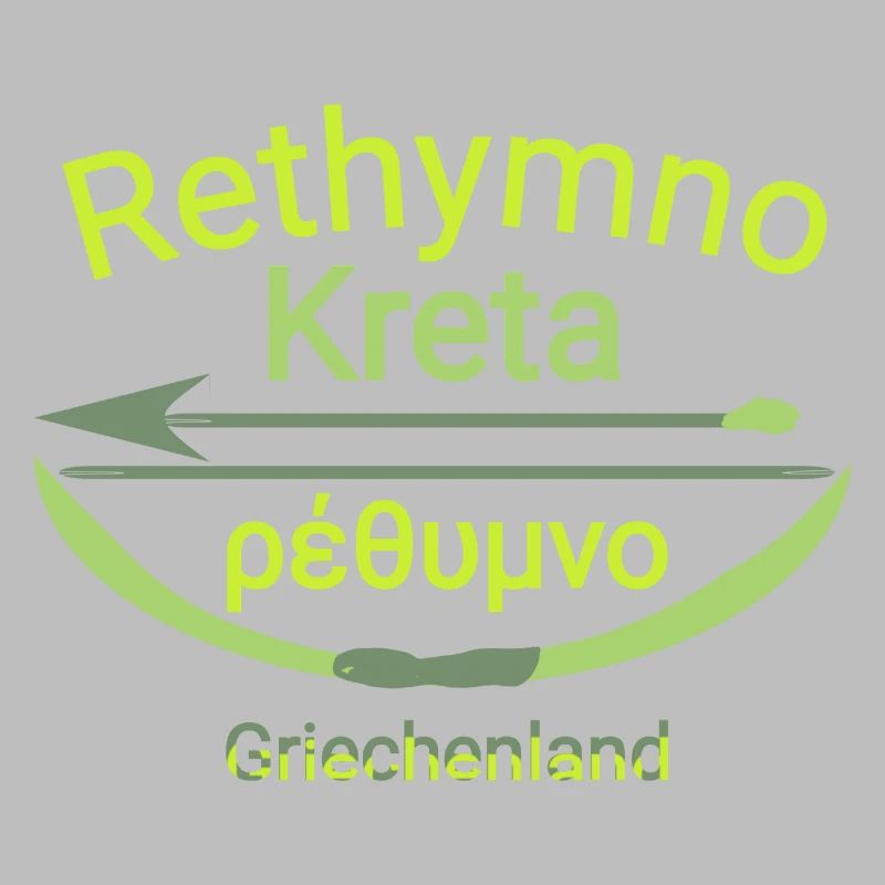 Réthymnon Crète avec arc et flèche Tendance cool