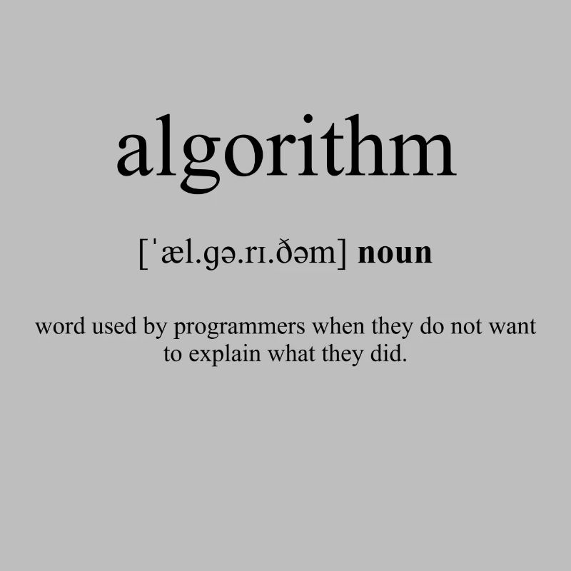 Algorithm (Algorithmus) Definition Dictionary