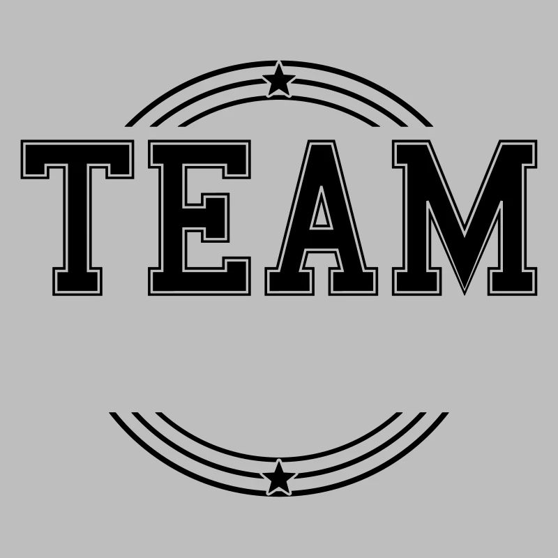 Team Circle Template Customizable own text