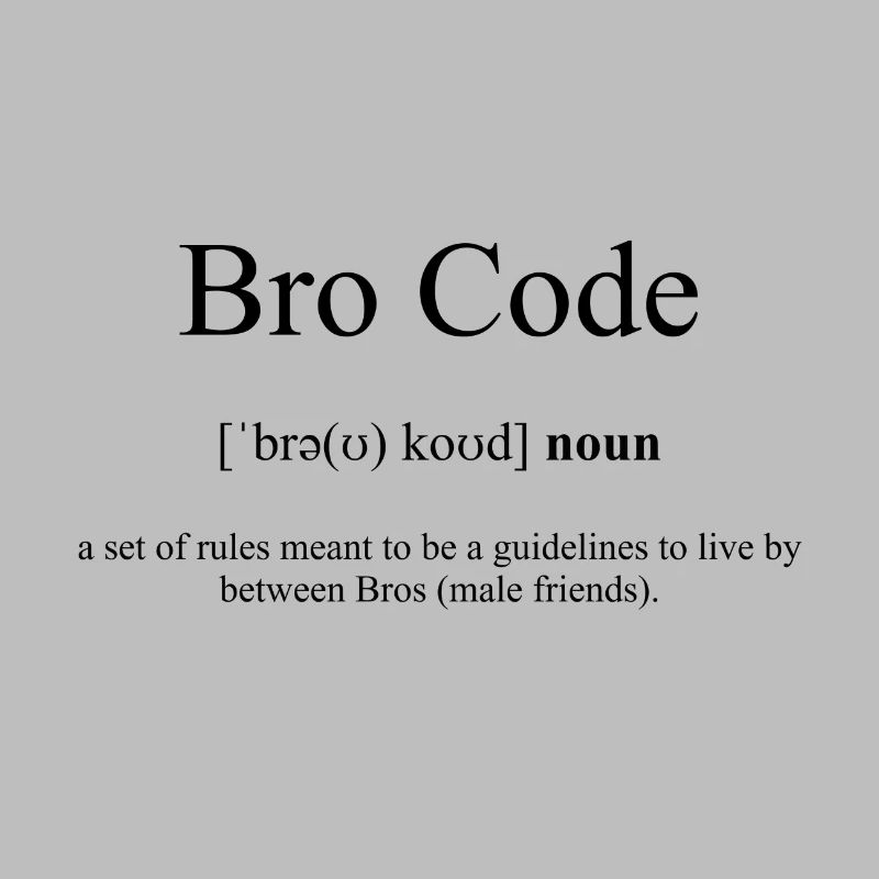 Bro Code (Bruder-Kodex) Definition Dictionary