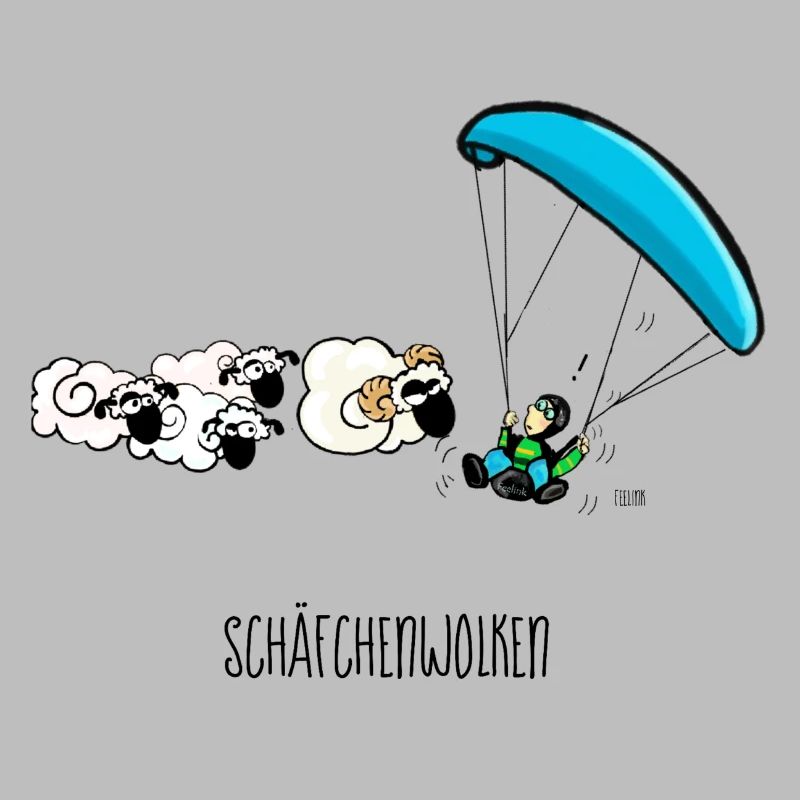 Gleitschirm Schäfchen paragliding Wolken