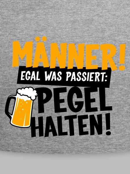 Männer Pegel halten