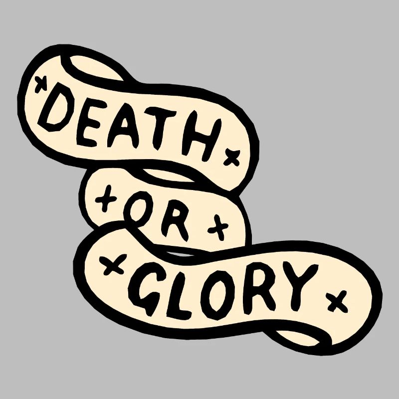 Tod oder Ruhm Banner Zitat