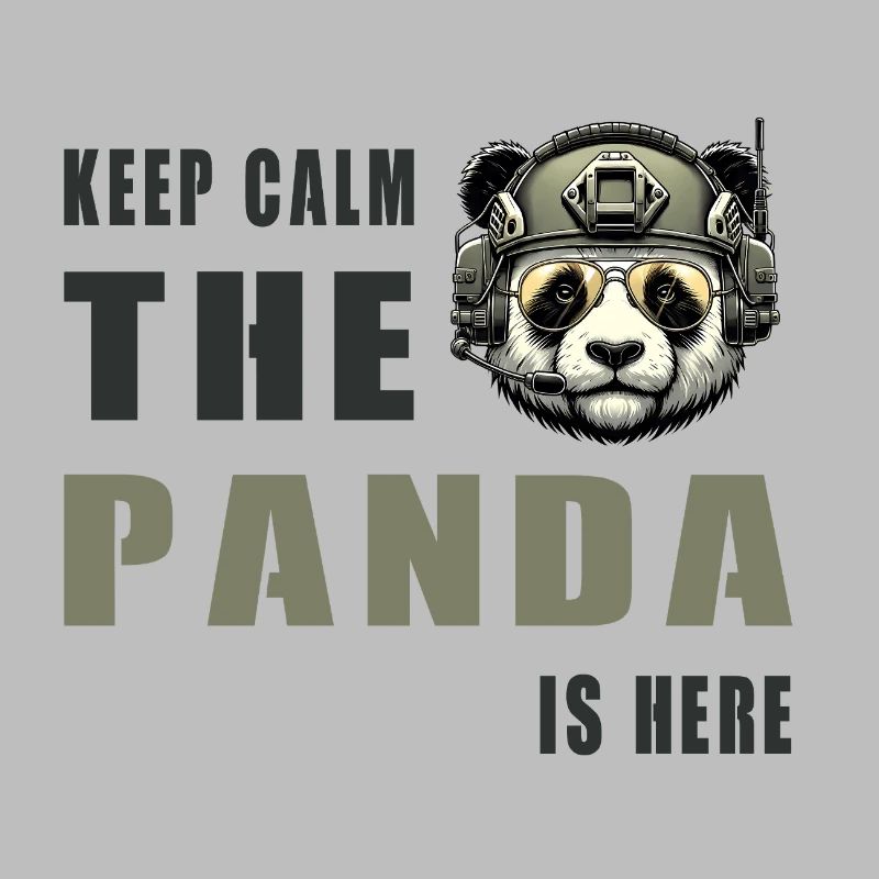 Taktischer Panda – Keep Calm