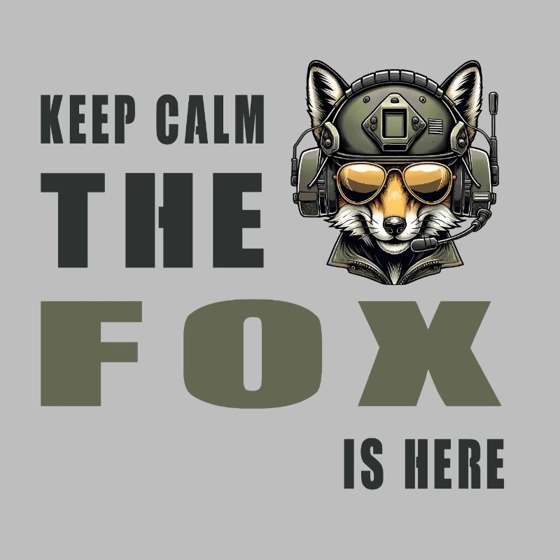 Keep calm - the fox is here