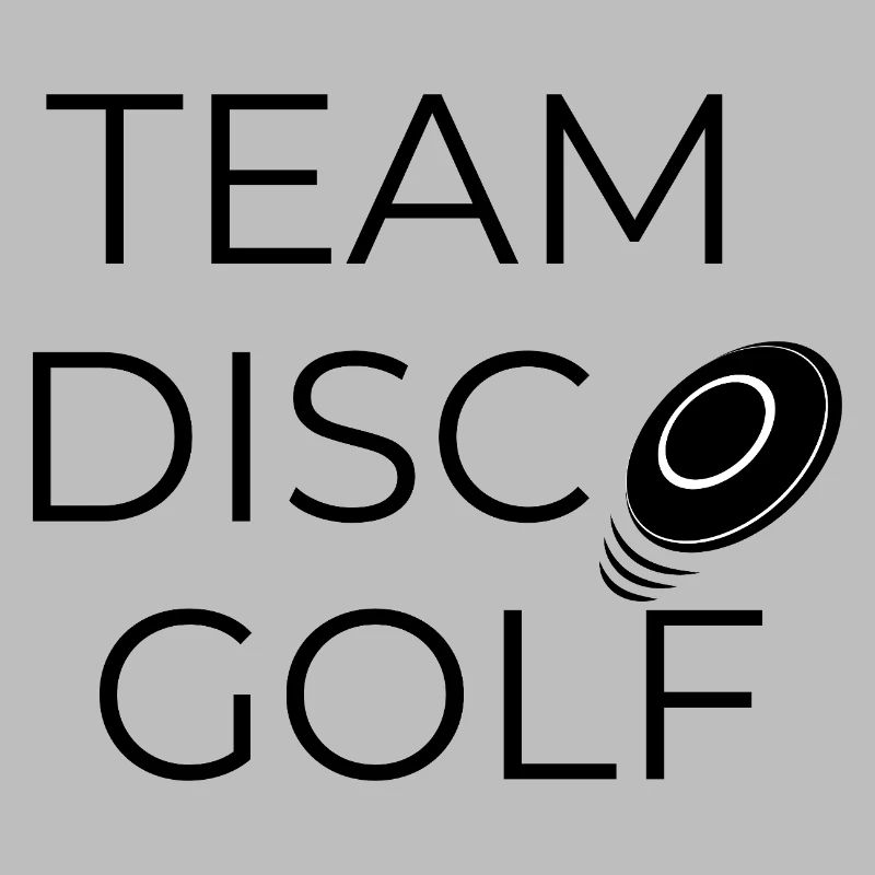 Team Disco Golf - Design mit Scheibe