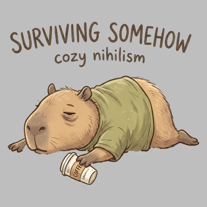 Cuddly Nihilism Capybara