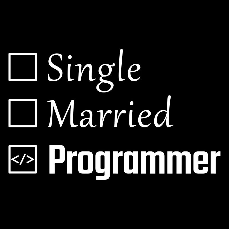 Single, verheiratet, Programmierer