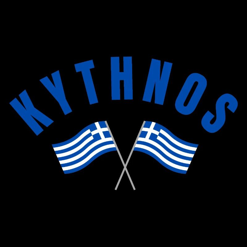 Drapeaux grecs de Kythnos