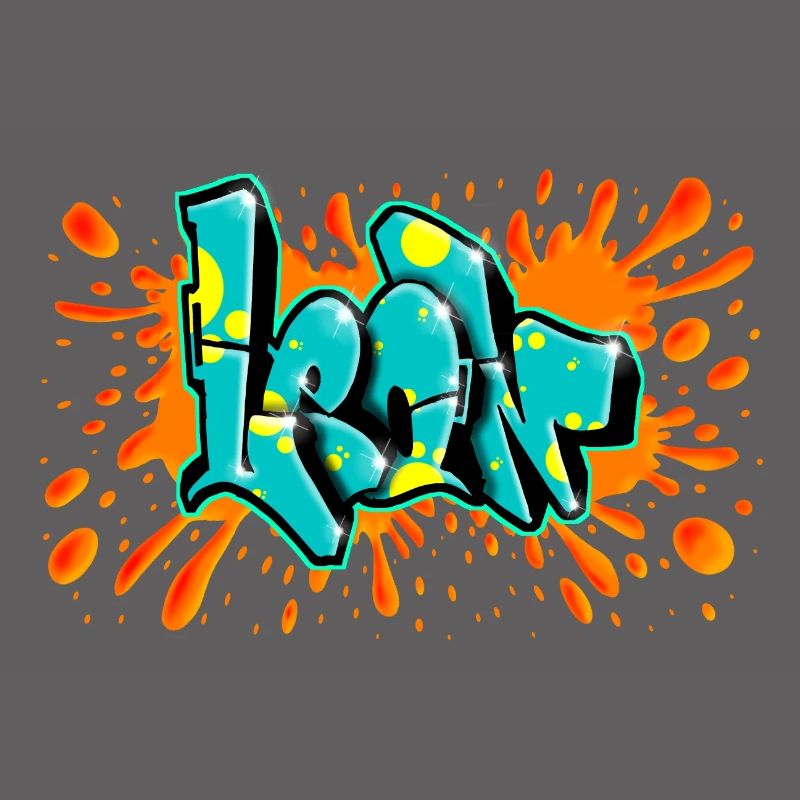 Leon graffiti red splash printable on everything