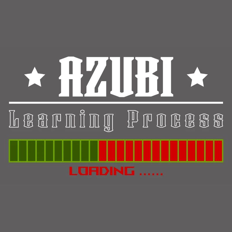AZUBI learning process loading tshirt