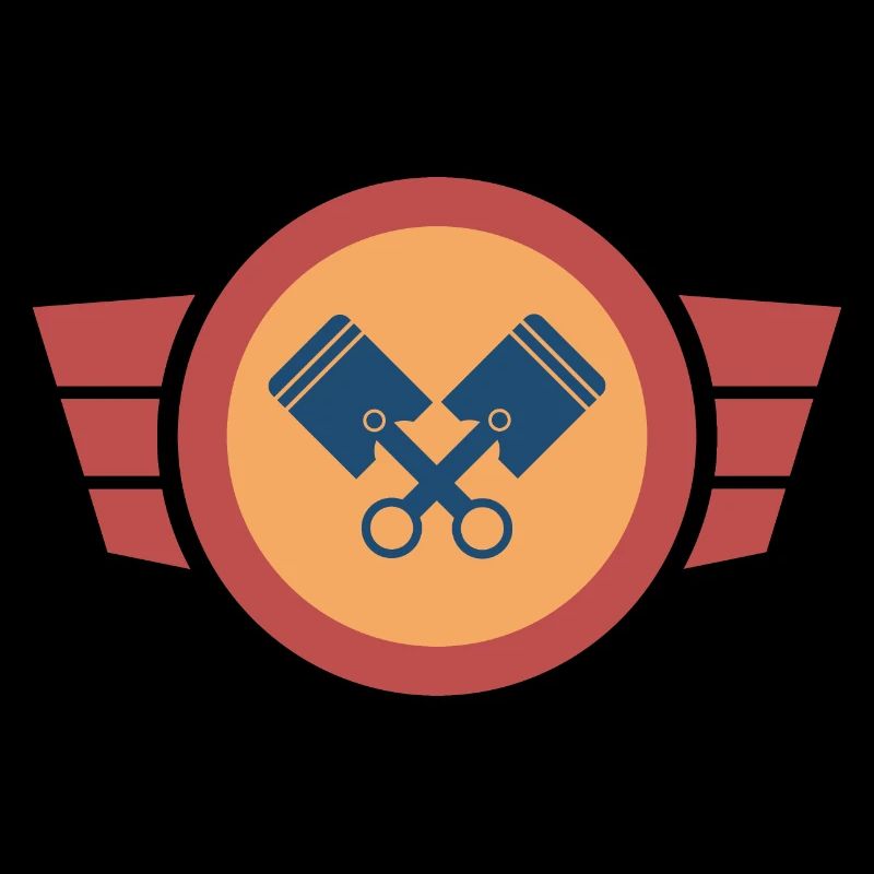 Zweitakt Liebe - Simson Retro Logo Design