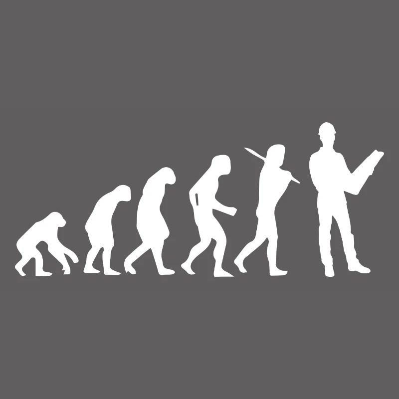 Engineer architect construction worker gift construction site