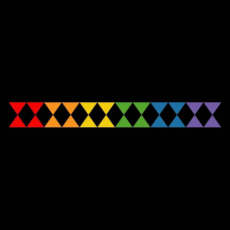 Triangles arc-en-ciel