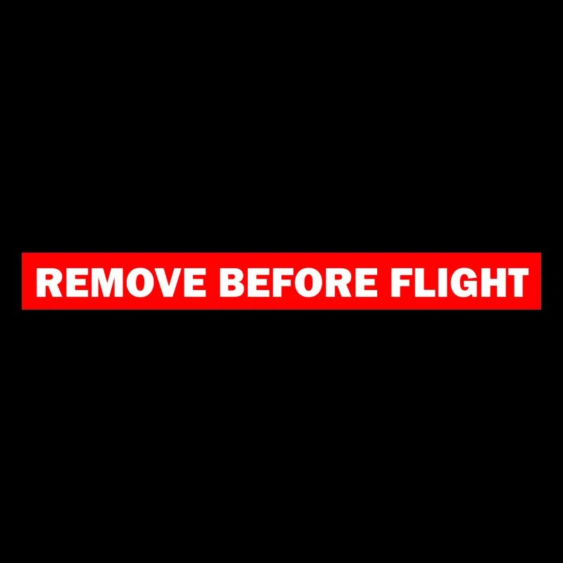 REMOVE BEFORE FLIGHT