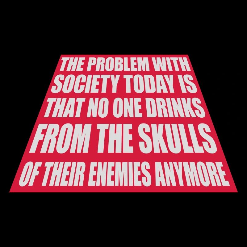 drinks from enemies skulls