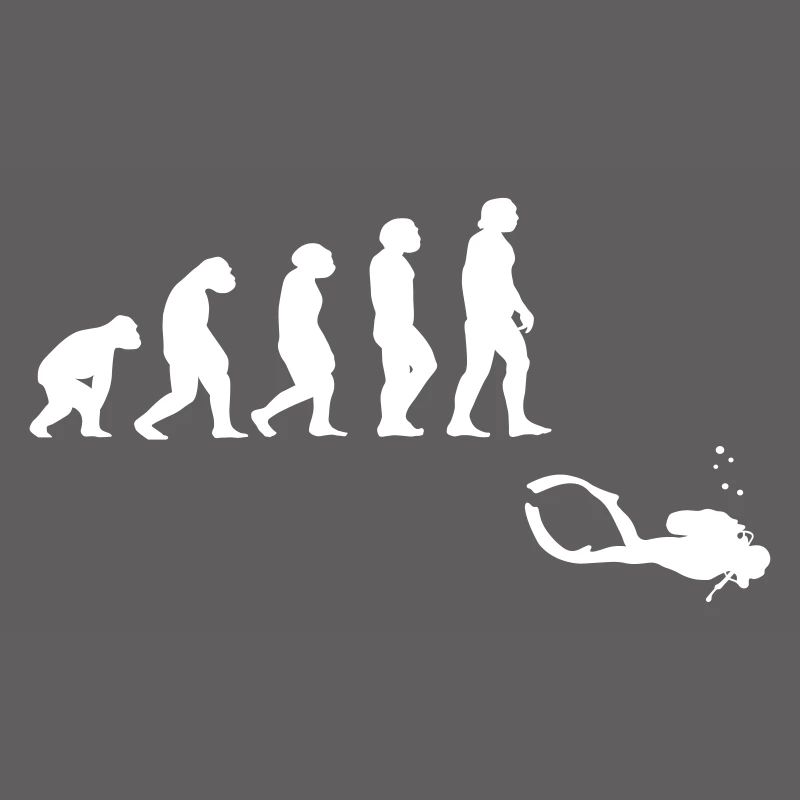Evolution diving with a device