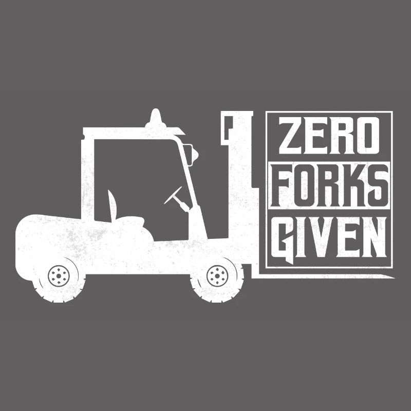 Zero Forks Given Forklift Forklifter Operator