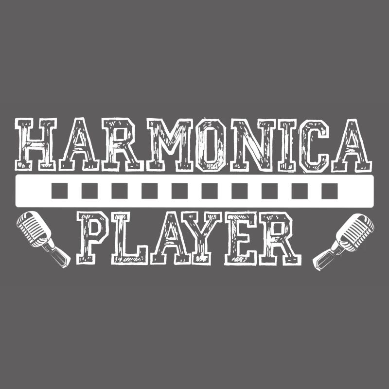 White harmonica player for harmonica player