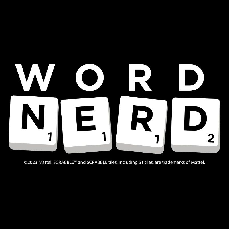 Scrabble Buchstaben Kacheln Wort Nerd