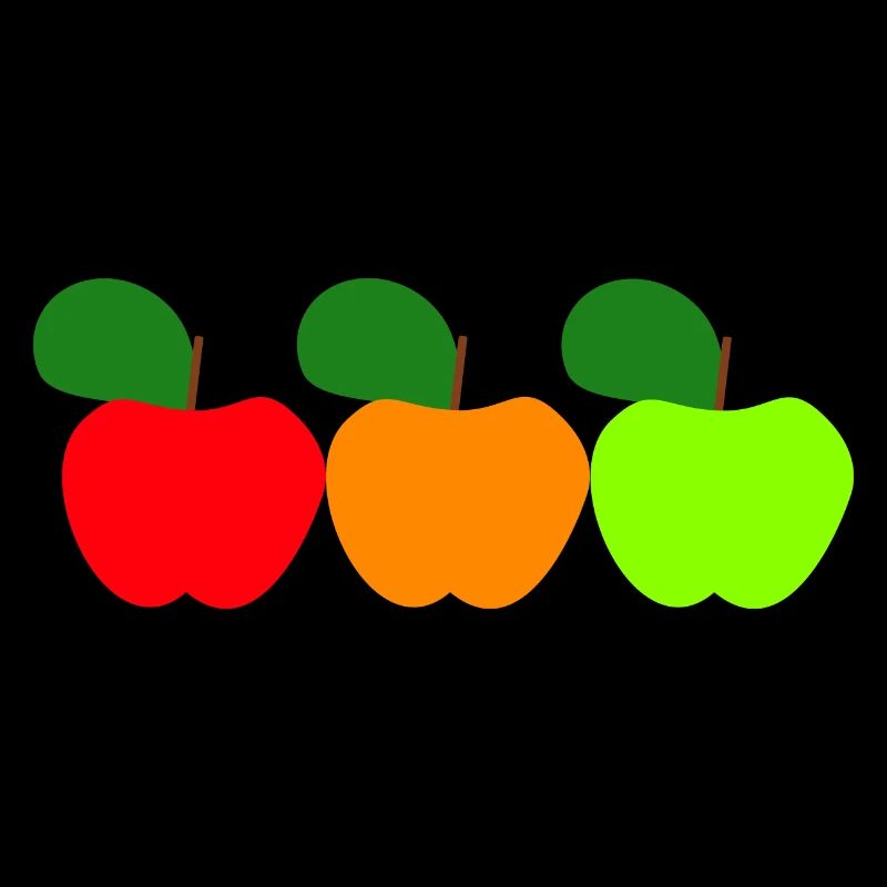 Three apples