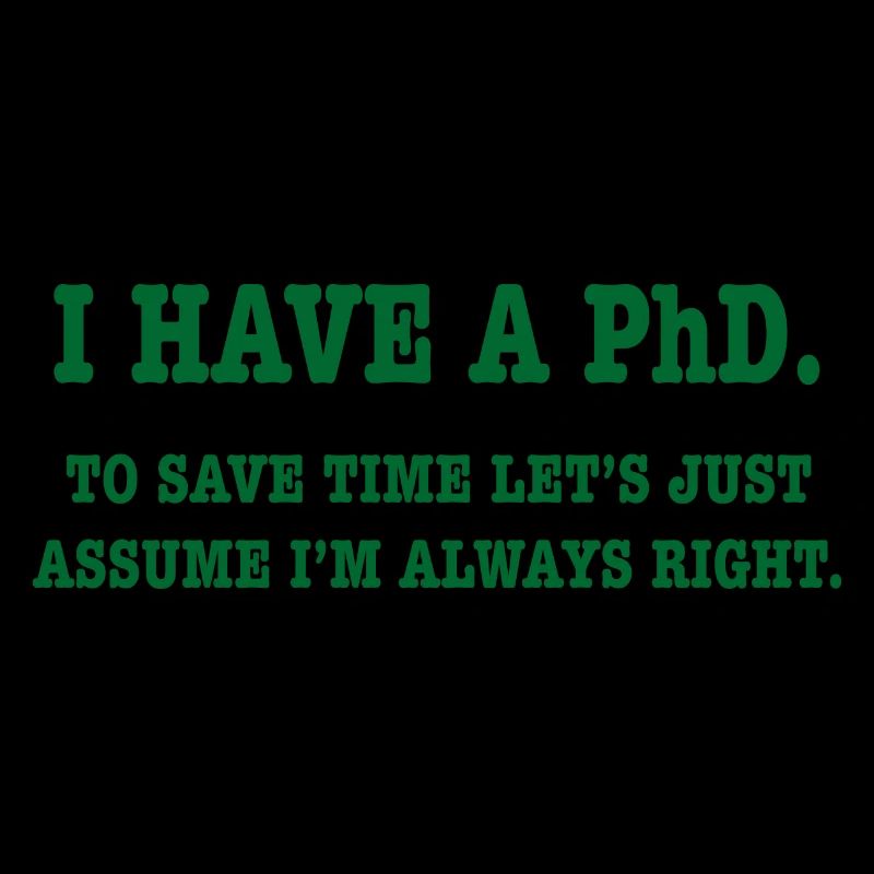 Phd Student Geschenk