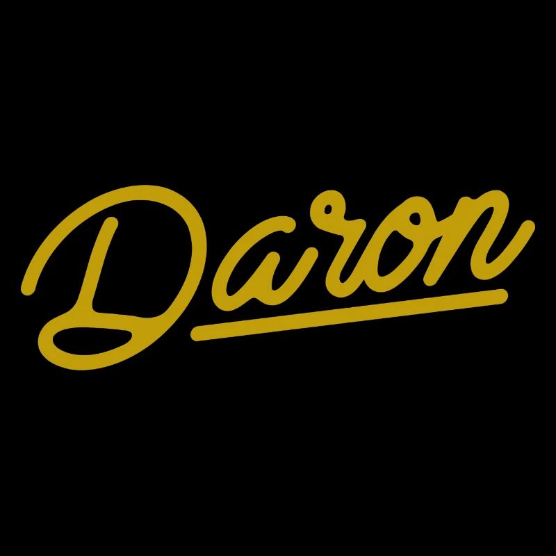 Daron (en or) - calligraphie